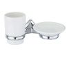 Стакан с мыльницей WasserKRAFT 1126C