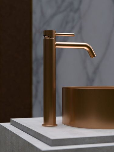 Смеситель Knotlor ECLIPSE SS-21/RB на столешницу бронза - фото 4