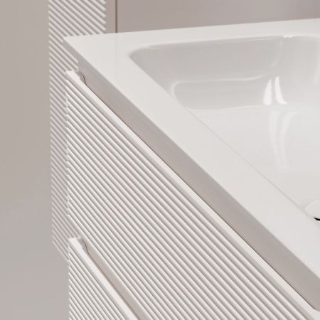 Тумба под раковину Sancos FOLK FL100LW 100х40 подвесная цвет белый