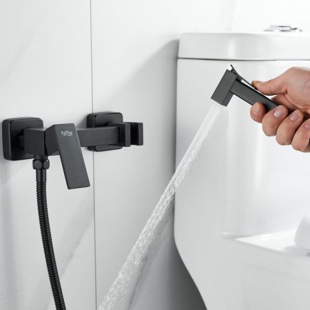 Гигиенический душ со смесителем Raffine F237H черный