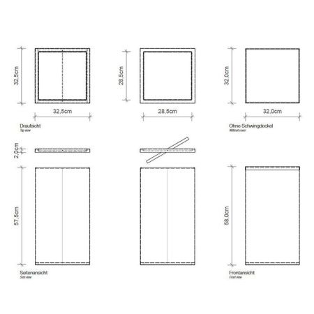 Корзина для белья Decor Walther Universal 0610970