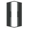 Душевой уголок Grossman Cosmo 300.K33.02.9090.21.10 90х90 стекло тонированное профиль черный без поддона