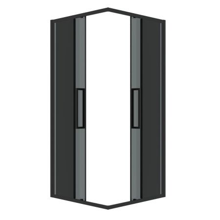 Душевой уголок Grossman Cosmo 300.K33.02.9090.21.10 90х90 стекло тонированное профиль черный без поддона