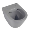 Унитаз подвесной Abber Bequem AC1102MG серый с сиденьем микролифт безободковый каскадный смыв