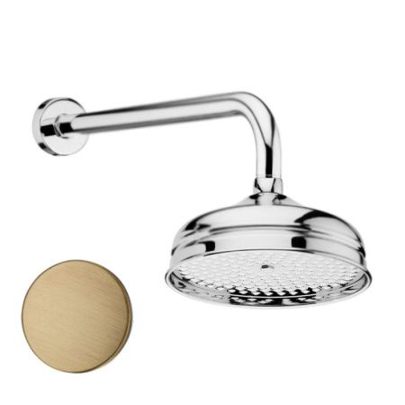 Верхний душ Webert Karenina AC0014065 20х20 бронза