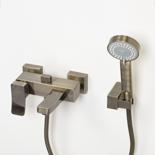 Смеситель для ванны WasserKRAFT Exter 1600 1601 настенный бронза - фото 2