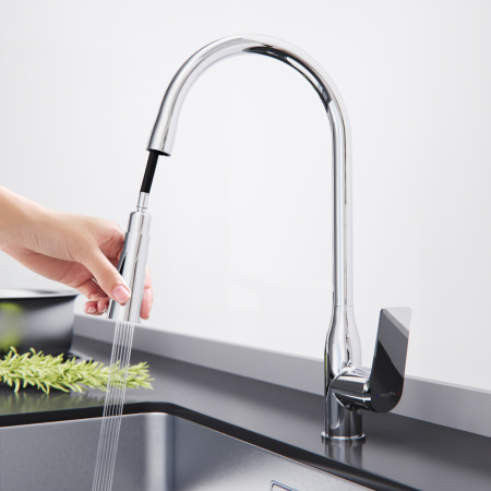 Смеситель для кухни Tokito MITSUISHI TOK-MIT-1013 на раковину хром