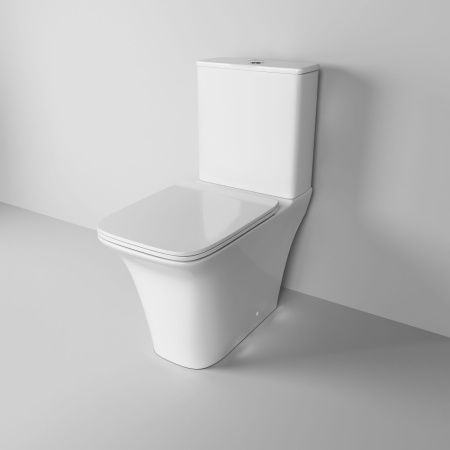 Унитаз напольный с бачком Grossman Galaxy GR-4470S белый с сиденьем микролифт безободковый каскадный смыв