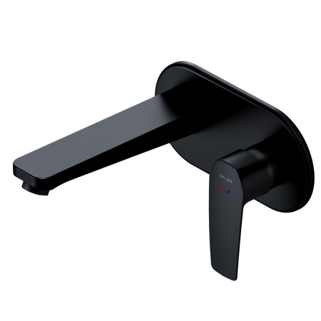 Смеситель Am.Pm Gem F90A72222 встраиваемый в стену черный без термостата