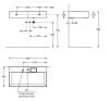 Раковина керамическая Kerama Marazzi LOGICA LO.wb.90.2 90х50 подвесная цвет белый 2 отверстия под смеситель