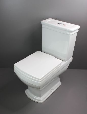 Унитаз напольный с бачком Creo Сeramique ORLEANS COMBO-OR1002 белый с сиденьем с микролифт душевой смыв