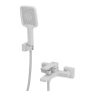 Смеситель для ванны Rush Thira TR3635-44White настенный белый