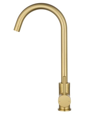 Смеситель для кухни Wonzon & Woghand WW-A21102-BG на мойку золото