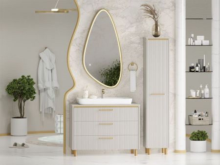 Шкаф-пенал Brevita Elche ELC-05035-010R 40х170 подвесной цвет белый