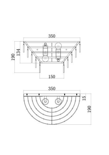 Бра Maytoni Mazzo MOD130WL-02G - фото 5