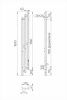 Полотенцесушитель электрический Indigo Sky PRO LSKPRE150-17BRRt 15х150 черный