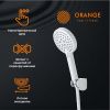 Душевой гарнитур Orange Lutz M04-311w настенный белый