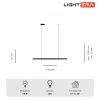 Светильник подвесной Lightera James (Джамес) LE107L-120B WIFI