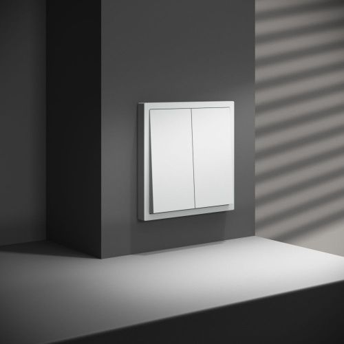 Перекрестный переключатель двухклавишный встраиваемый VOLTUM S70 VLS020502 - фото 5