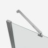 Душевая шторка на ванну Bravat Alfa BG110.5111A 110х135 стекло прозрачное профиль хром ориентация универсальная