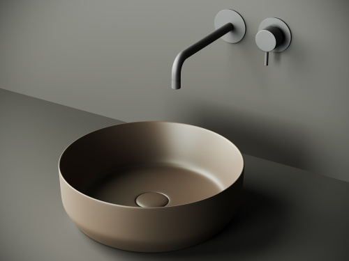 Раковина Ceramica Nova ELEMENT 39 см CN6022MDB накладная цвет темно-коричневый матовый - фото 3
