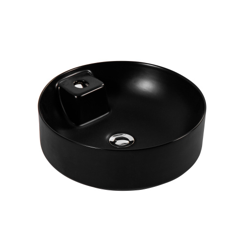 Раковина Aquatek ЕВРОПА 41 см AQ5212-MB накладная цвет черный матовый - фото 2