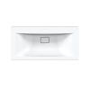 Раковина из искусственного камня Vincea VCB-3M900W 90х50 встраиваемая цвет белый 1 отверстие под смеситель