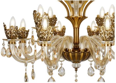 Люстра подвесная iLamp Asia (Асиа) 61078-8+4 BR
