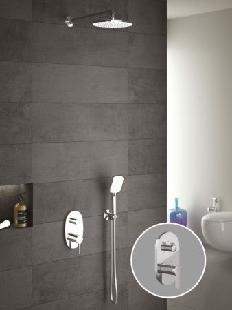 Душевая система Teska SARDES AS2200 встраиваемая в стену цвет хром