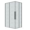 Душевой уголок Grossman Galaxy 300.K33.01.90R10L.10.02 100х90 стекло шиншилла профиль хром без поддона