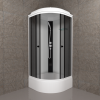 Душевая кабина Тритон Грэй-Вайт Щ0000067301 90х90 четверть круга с крышей ориентация универсальная