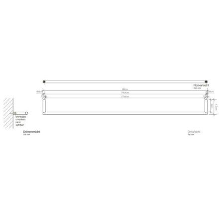 Полотенцедержатель Decor Walther Mikado 521060