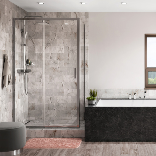 Душевой уголок WasserKRAFT Main 41S 41S16 110x100 стекло прозрачное 6 мм - фото 2