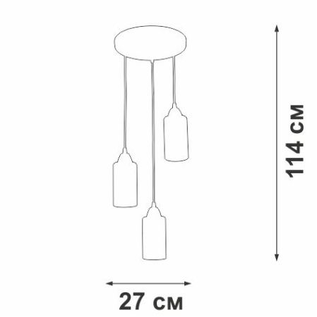 Светильник подвесной Vitaluce V3787-7/3S