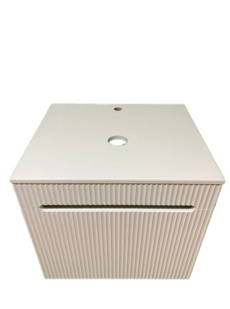 Тумба под раковину Sintesi STL.W7025 60х60 подвесная цвет белый