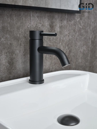 Смеситель Gid Cascada Inga SS096-BM-K (SS096BMK) на раковину черный матовый