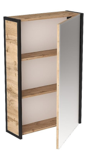 Зеркало-шкаф 1MarKa GRUNGE LOFT Ц0000007992 60х20х90 подвесной цвет дуб вотан - фото 2 Зеркало-шкаф 1MarKa GRUNGE LOFT Ц0000007992 60х20х90 подвесной цвет дуб вотан - фото 2