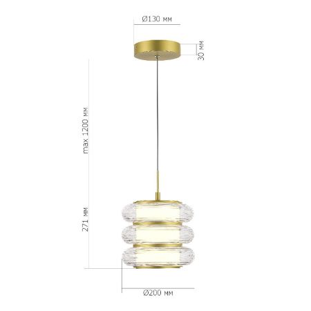 Светильник подвесной ST Luce Frittela (Фриттела) SL6239.203.03