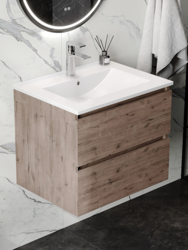 Тумба с раковиной Teymi Laina F16038 60х46х50 подвесная - фото 5