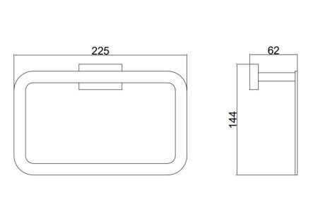 Полотенцедержатель BELZ B90304