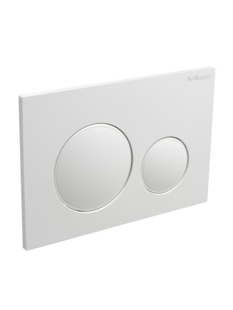 Клавиша смыва механическая BelBagno  BB-17C-BL цвет белый глянцевый