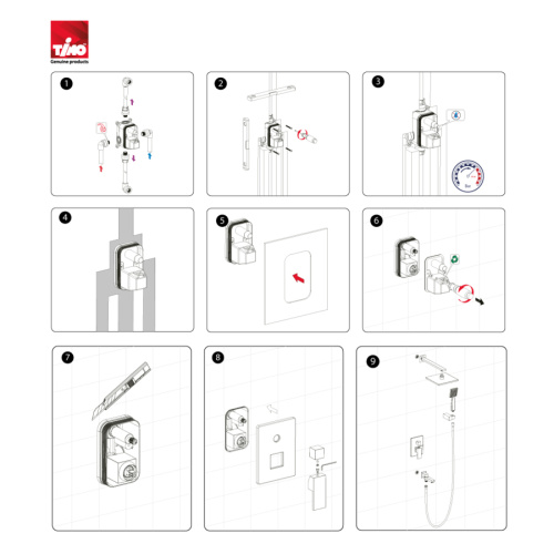 Душевая система Timo Saona SX-2370/00SM встраиваемая в стену - фото 2 Душевая система Timo Saona SX-2370/00SM встраиваемая в стену - фото 2