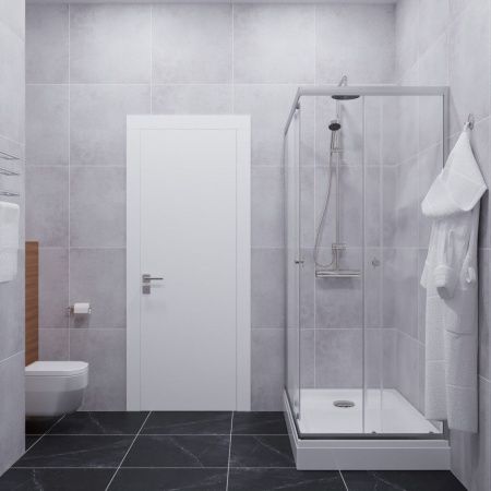 Душевой уголок Тритон Вента Щ0000049618 120х80 стекло прозрачное профиль хром с поддоном