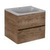 Тумба под раковину Vincea Vico VMC-2V600VO 60х50 подвесная цвет коричневый