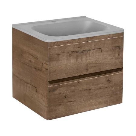 Тумба под раковину Vincea Vico VMC-2V600VO 60х50 подвесная цвет коричневый