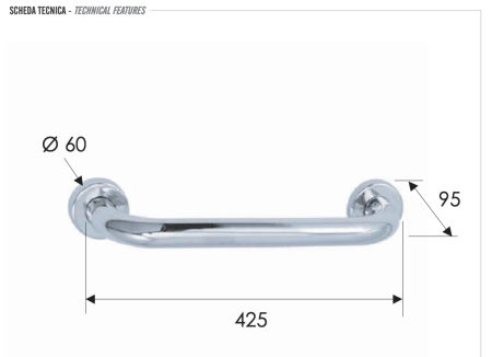 Полотенцедержатель Remer RB440CR