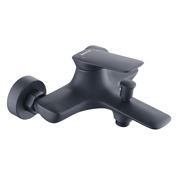 Смеситель для ванны Bond Cube B03-3188 настенный черный матовый без термостата