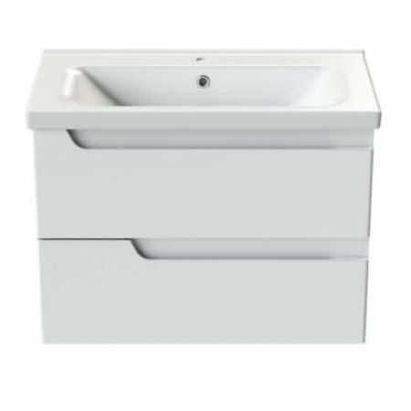 Тумба с раковиной Orange TOPLINE-Milano TP-MR80+RA 80х50 подвесная цвет белый