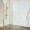 Душевая перегородка RGW Walk In 35100208-16 80х195 стекло прозрачное профиль золото глянцевое
