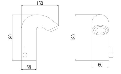 Смеситель Savol S-GY8862 на раковину хром - фото 2